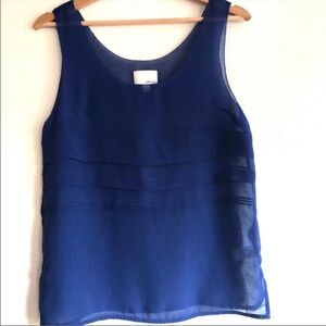 Greylin Navy Blue Sleeveless Top